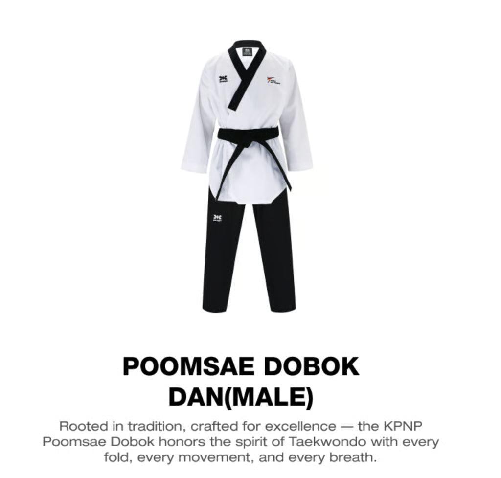 KPNP poomsae dan male dobok