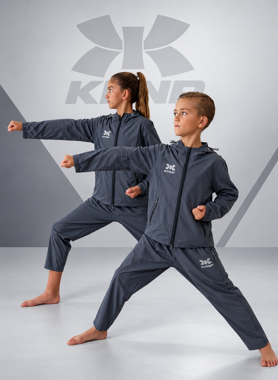 KPNP Youth Tracksuit (Grey)