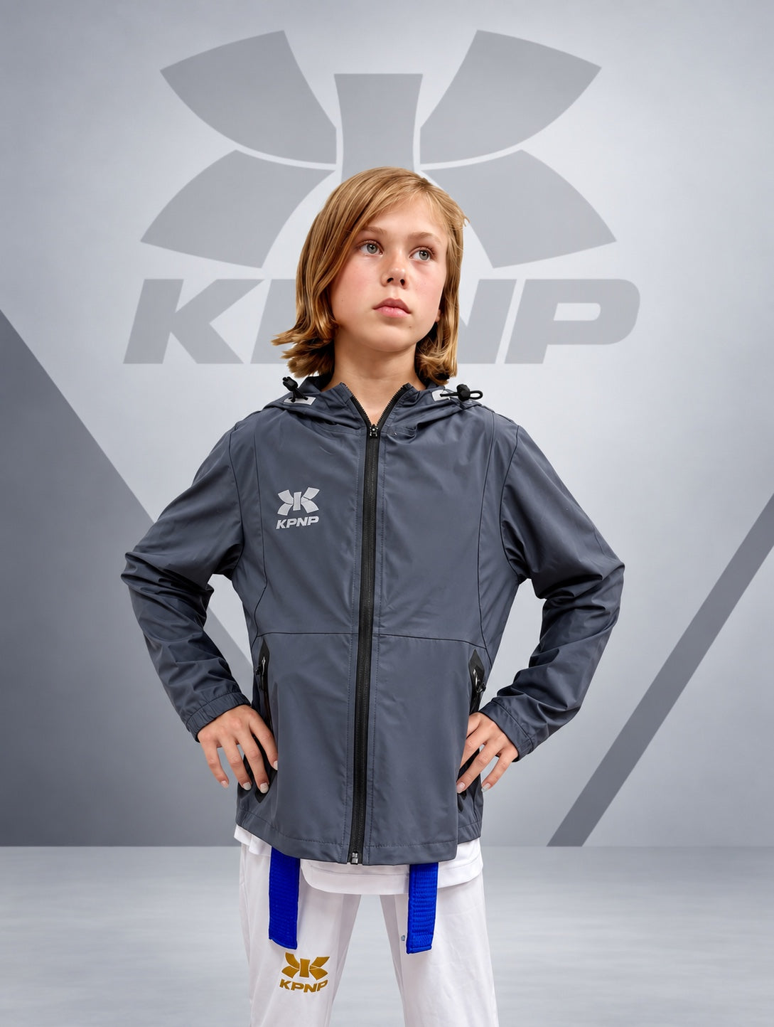 KPNP Youth Tracksuit (Grey)